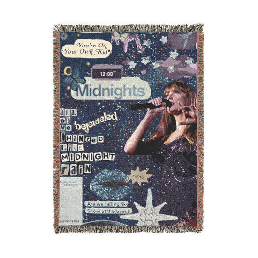 Taylor Swift Midnights Throw Blankets