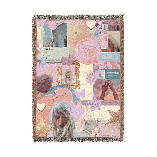 Taylor Swift Lover Throw Blanket